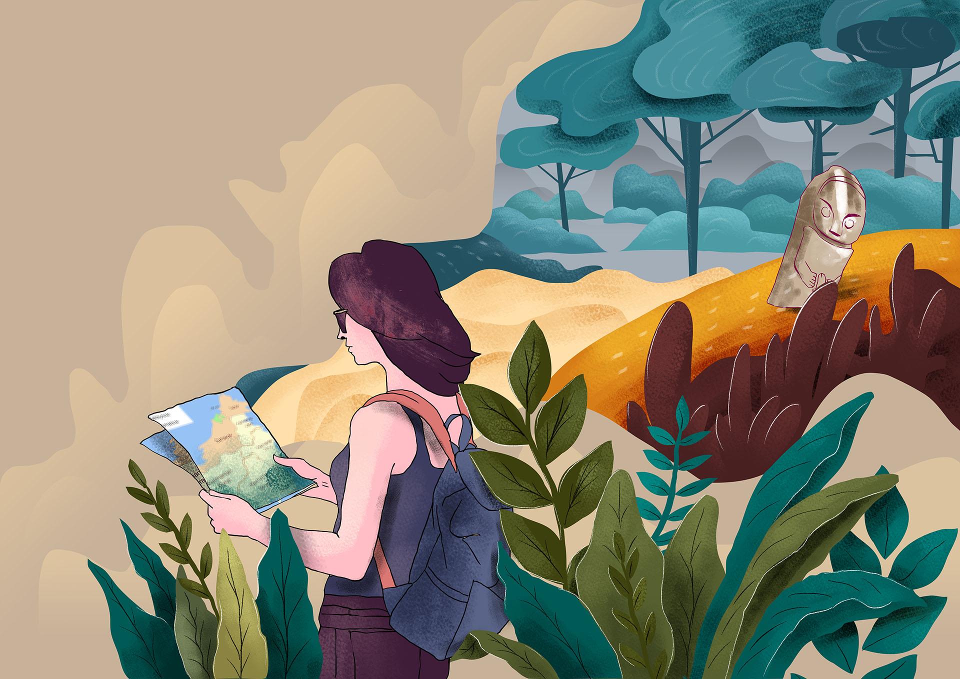 ilustrasi petualangan inspiratif