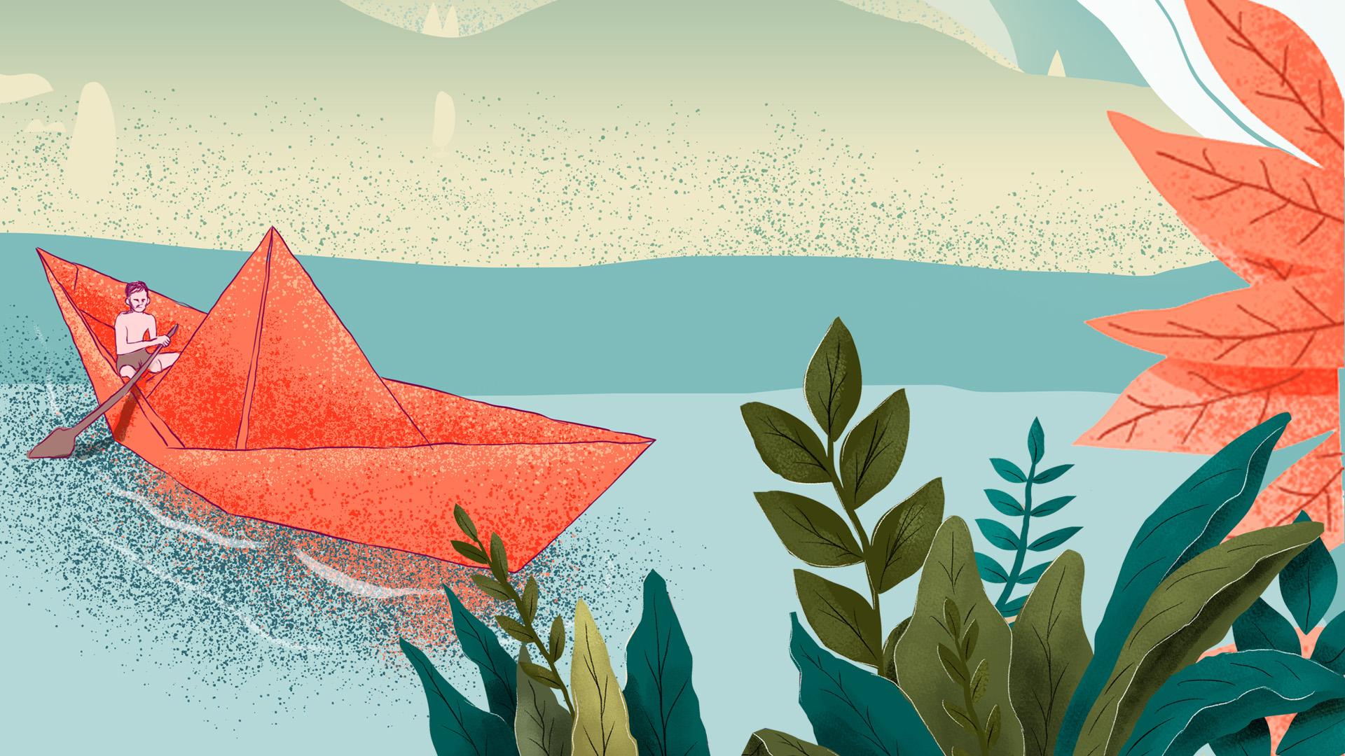 ilustrasi petualangan inspiratif